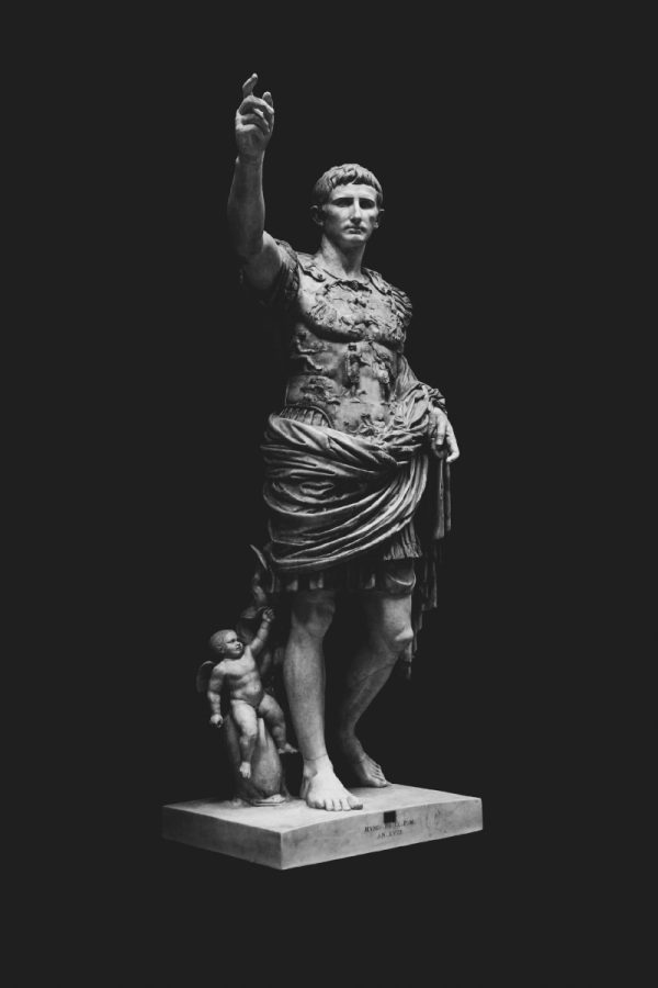 Augustus Prima Porta, angled view