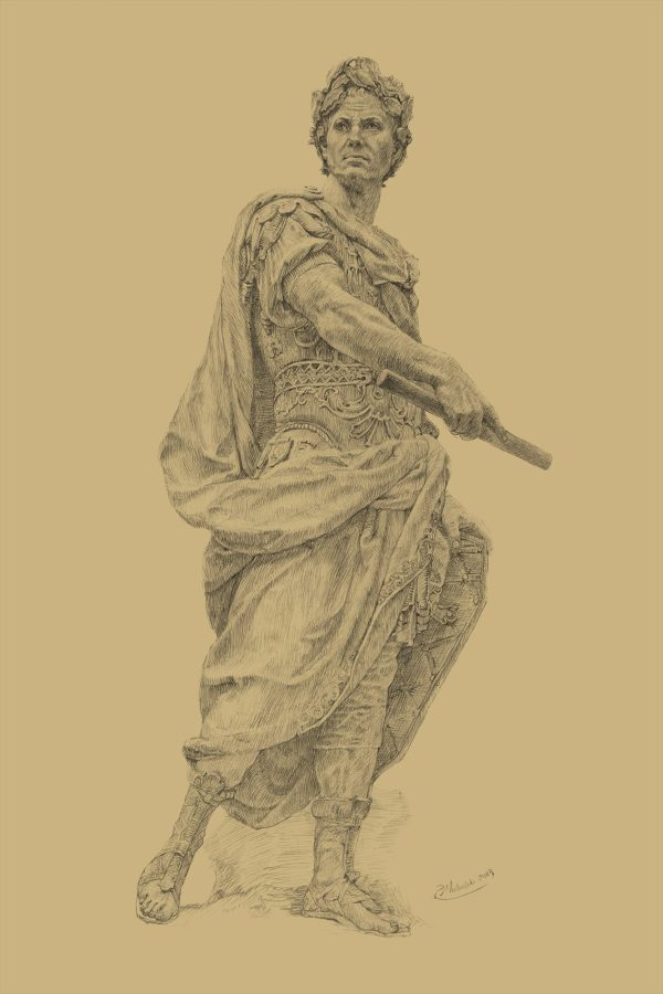 Gaius Julius Caesar - Sepia