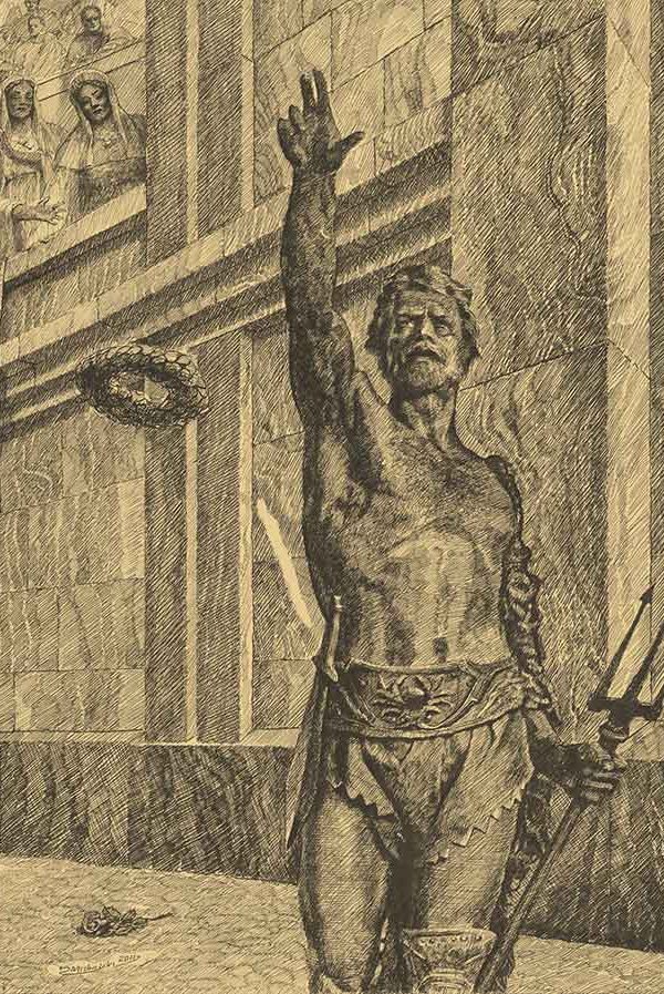Retiarius Before the Fight