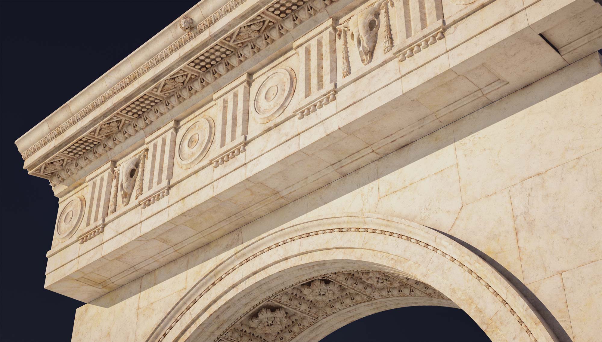 Doric Entablature after Palladio
